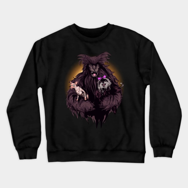 Edgar, Rankle, and Rose Crewneck Sweatshirt by LVBart